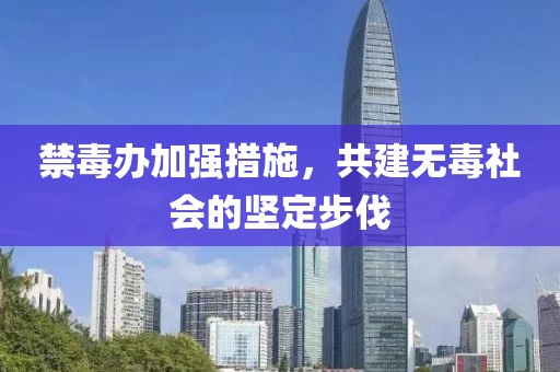 禁毒办加强措施，共建无毒社会的坚定步伐