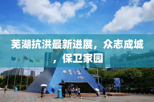 芜湖抗洪最新进展，众志成城，保卫家园