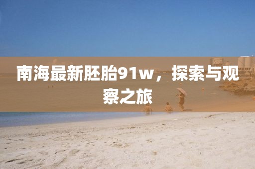 南海最新胚胎91w，探索与观察之旅