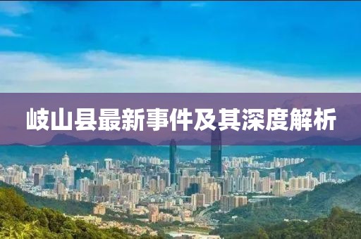 岐山县最新事件及其深度解析