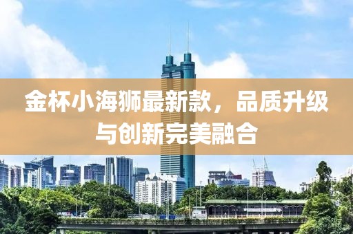金杯小海狮最新款，品质升级与创新完美融合