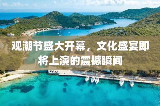 观潮节盛大开幕，文化盛宴即将上演的震撼瞬间