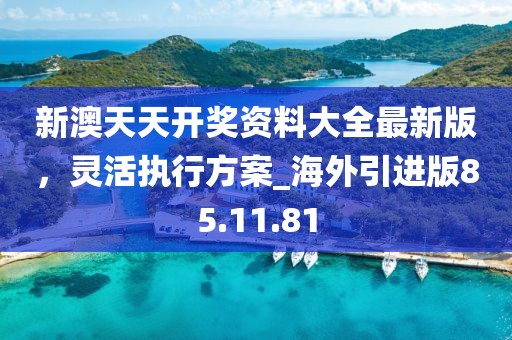 新澳天天开奖资料大全最新版，灵活执行方案_海外引进版85.11.81
