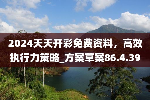 2024天天开彩免费资料，高效执行力策略_方案草案86.4.39