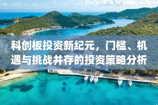 科创板投资新纪元，门槛、机遇与挑战并存的投资策略分析