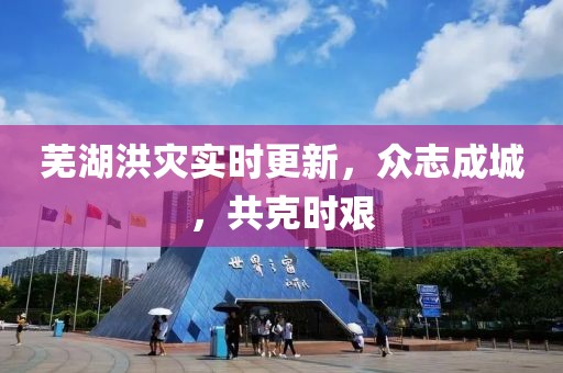 芜湖洪灾实时更新，众志成城，共克时艰