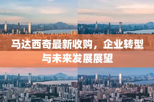 马达西奇最新收购，企业转型与未来发展展望