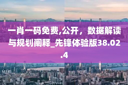 一肖一码免费,公开，数据解读与规划阐释_先锋体验版38.02.4