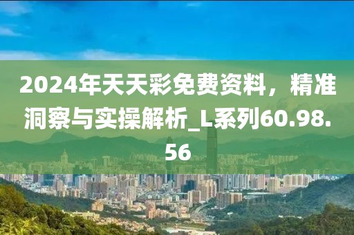 2024年天天彩免费资料，精准洞察与实操解析_L系列60.98.56