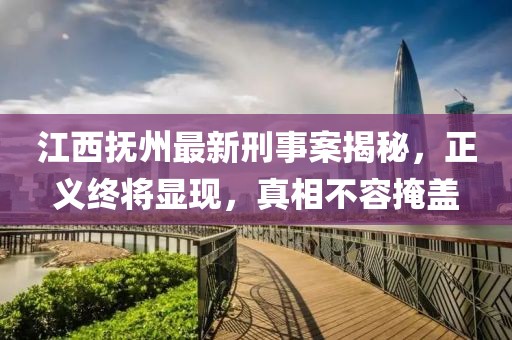 江西抚州最新刑事案揭秘，正义终将显现，真相不容掩盖