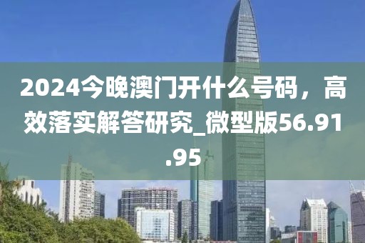 2024今晚澳门开什么号码，高效落实解答研究_微型版56.91.95