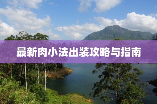 最新肉小法出装攻略与指南