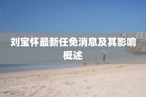 刘宝怀最新任免消息及其影响概述
