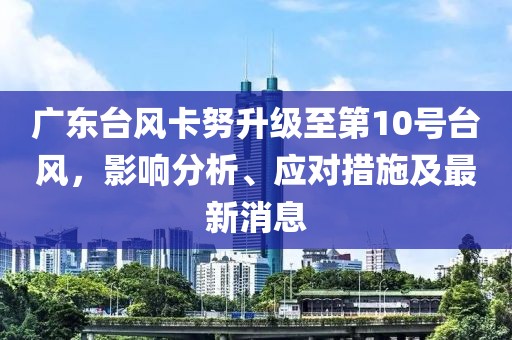 广东台风卡努升级至第10号台风，影响分析、应对措施及最新消息