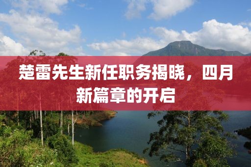 楚雷先生新任职务揭晓，四月新篇章的开启
