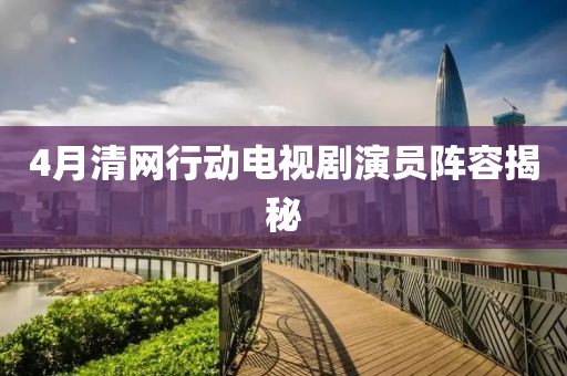 4月清网行动电视剧演员阵容揭秘