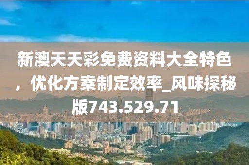 新澳天天彩免费资料大全特色，优化方案制定效率_风味探秘版743.529.71