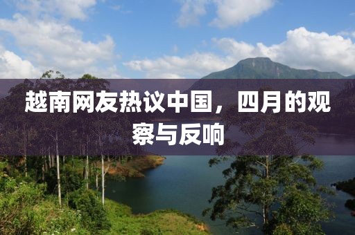 越南网友热议中国，四月的观察与反响