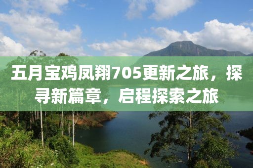 五月宝鸡凤翔705更新之旅，探寻新篇章，启程探索之旅
