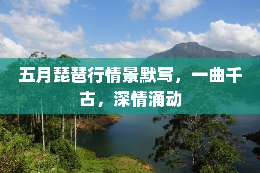 五月琵琶行情景默写，一曲千古，深情涌动