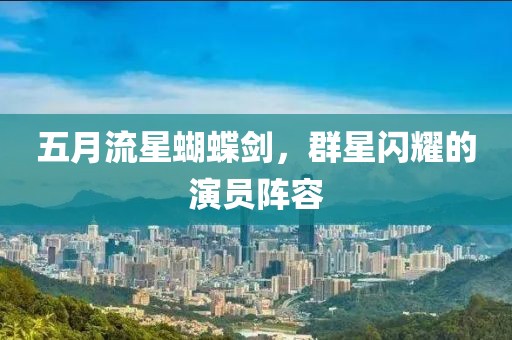 五月流星蝴蝶剑，群星闪耀的演员阵容