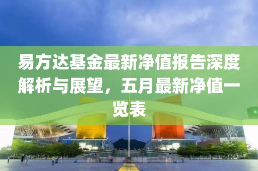 易方达基金最新净值报告深度解析与展望，五月最新净值一览表