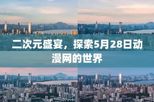二次元盛宴，探索5月28日动漫网的世界
