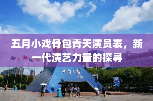 五月小戏骨包青天演员表，新一代演艺力量的探寻