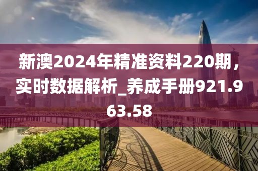新澳2024年精准资料220期，实时数据解析_养成手册921.963.58