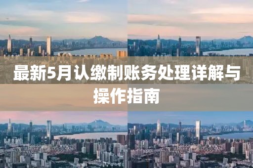 最新5月认缴制账务处理详解与操作指南
