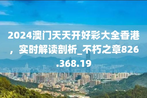 2024澳门天天开好彩大全香港，实时解读剖析_不朽之章826.368.19