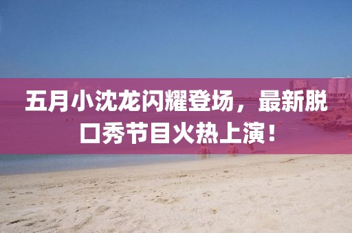 五月小沈龙闪耀登场，最新脱口秀节目火热上演！
