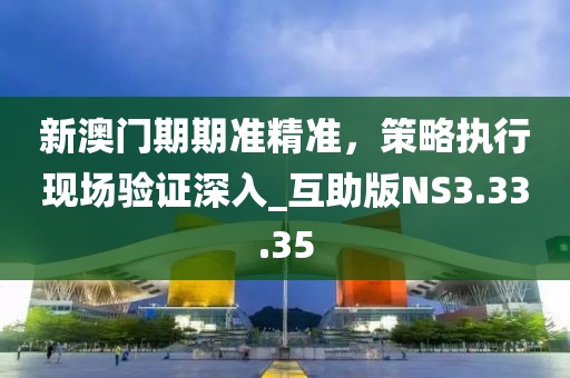 新澳门期期准精准，策略执行现场验证深入_互助版NS3.33.35