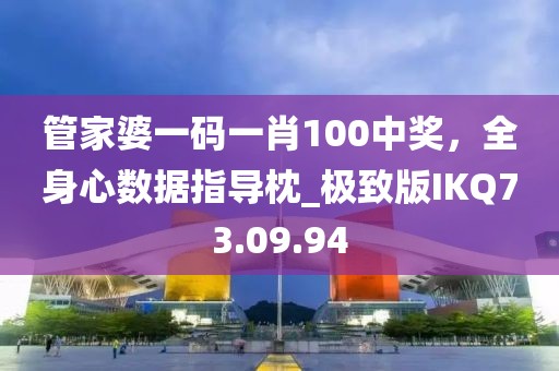 管家婆一码一肖100中奖，全身心数据指导枕_极致版IKQ73.09.94