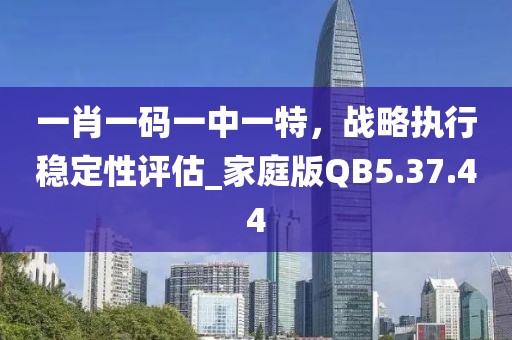 一肖一码一中一特，战略执行稳定性评估_家庭版QB5.37.44