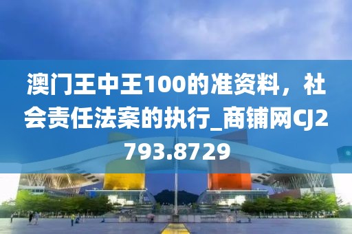 澳门王中王100的准资料，社会责任法案的执行_商铺网CJ2793.8729
