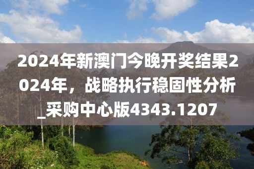 2024年新澳门今晚开奖结果2024年，战略执行稳固性分析_采购中心版4343.1207