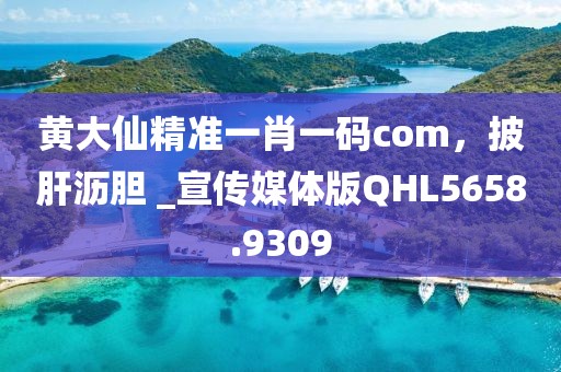 黄大仙精准一肖一码com，披肝沥胆 _宣传媒体版QHL5658.9309