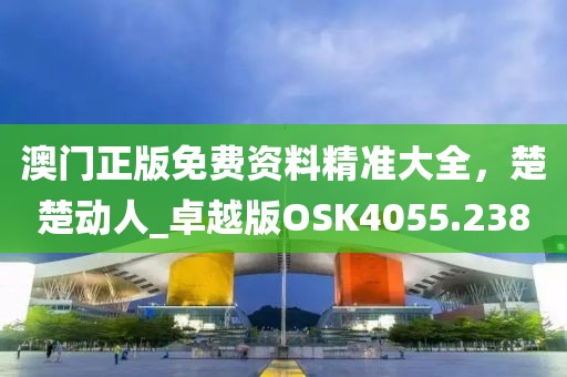 澳门正版免费资料精准大全，楚楚动人_卓越版OSK4055.238