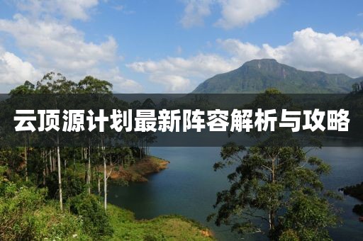 云顶源计划最新阵容解析与攻略