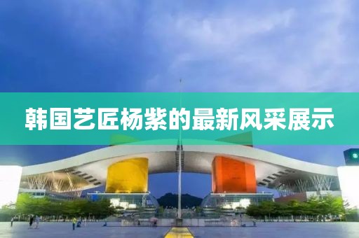 韩国艺匠杨紫的最新风采展示
