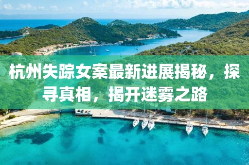 杭州失踪女案最新进展揭秘，探寻真相，揭开迷雾之路