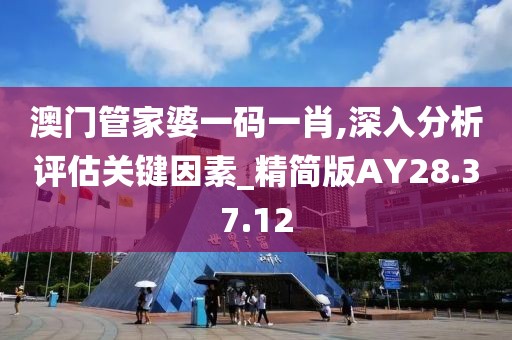 澳门管家婆一码一肖,深入分析评估关键因素_精简版AY28.37.12