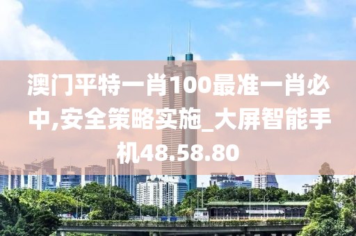 澳门平特一肖100最准一肖必中,安全策略实施_大屏智能手机48.58.80