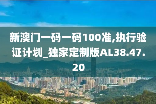 新澳门一码一码100准,执行验证计划_独家定制版AL38.47.20