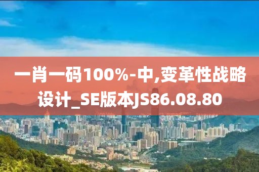 一肖一码100%-中,变革性战略设计_SE版本JS86.08.80