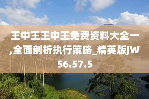王中王王中王免费资料大全一,全面剖析执行策略_精英版JW56.57.5