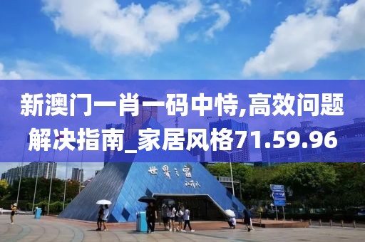 新澳门一肖一码中恃,高效问题解决指南_家居风格71.59.96
