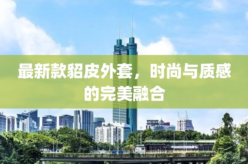 最新款貂皮外套，时尚与质感的完美融合