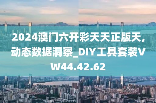 2024澳门六开彩天天正版天,动态数据洞察_DIY工具套装VW44.42.62